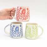 Ceramic Coffee Mug - Anar (Set of 3)
