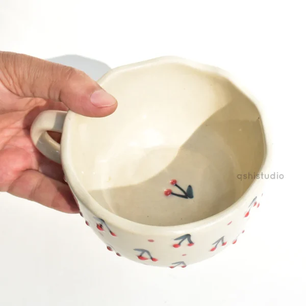 Soup & Coffee Mug – Merry cherry