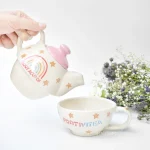 Ceramic Tea Pot & Cup Set - Positivitea