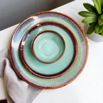 Green Fiesta Dinner Set of 3